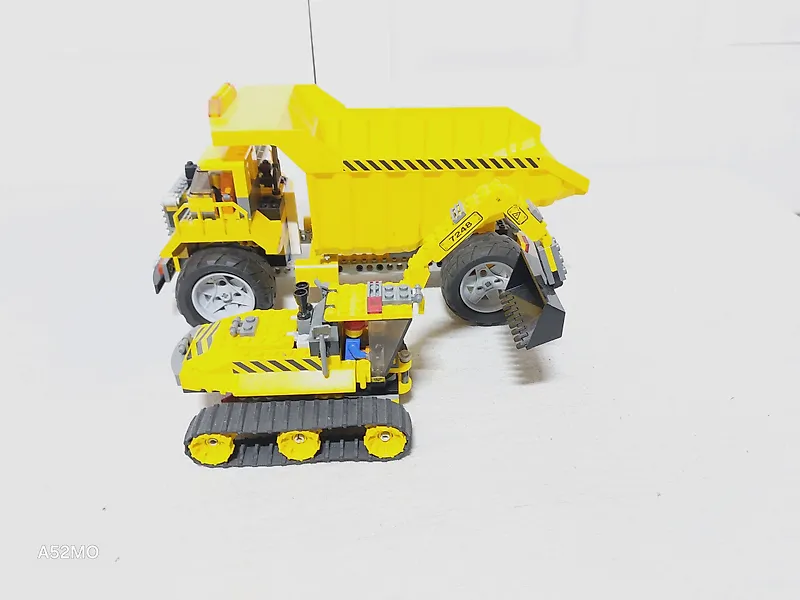 LEGO Set - City, World City - 7248 Rupskraan 7344 Grote mijntruck City Constructions