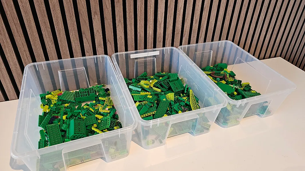 LEGO Pieces - 1000 Pieces - Groen