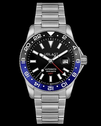 Ublast Royal GMT Professional 30 ATM REF.UBRG44BBK PLM