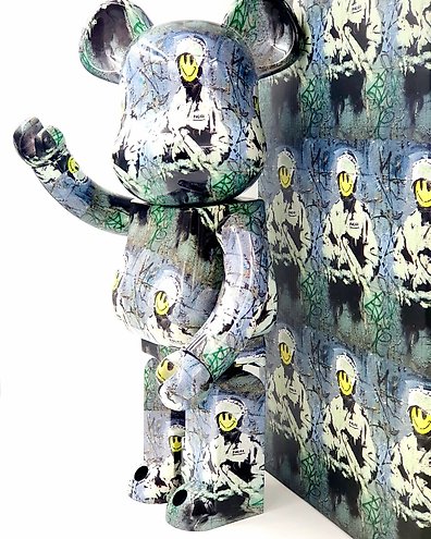 Medicom Toy Be@rbrick - 400% & 100% Bearbrick set - Rat Fink