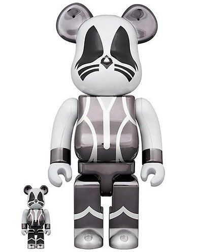 Bearbrick DAVE 100% & 400% Set CHROME Ver.