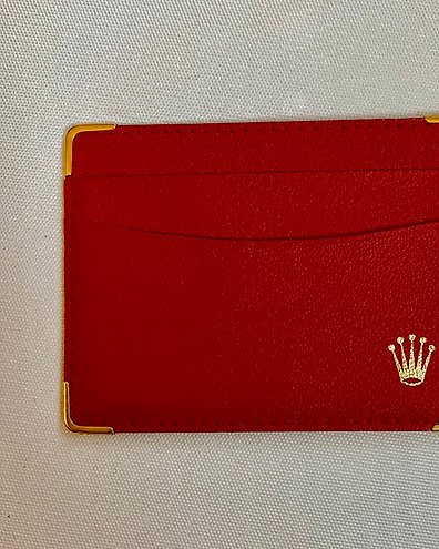 Rolex card holder best sale wallet