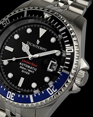 Swarovski Octea Abyssal Automatic Diver Watch Black 1124146