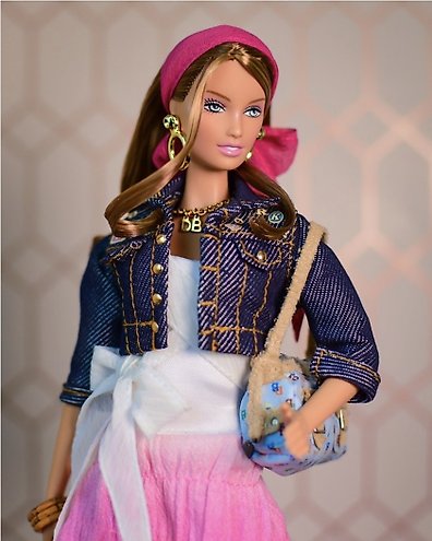 Barbie - Toy car Voiture collector Barbie fiat 500 Mattel officiel