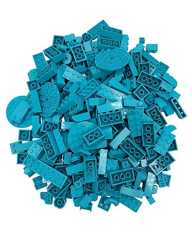Light blue outlet lego bricks