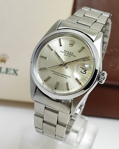 Rolex date sales ref 1500