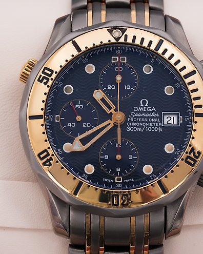 omega seamaster rose gold titanium