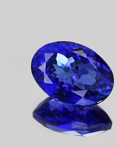 1 pcs Vivid Deep Blue Violetish Fine Color Quality Tanzanite