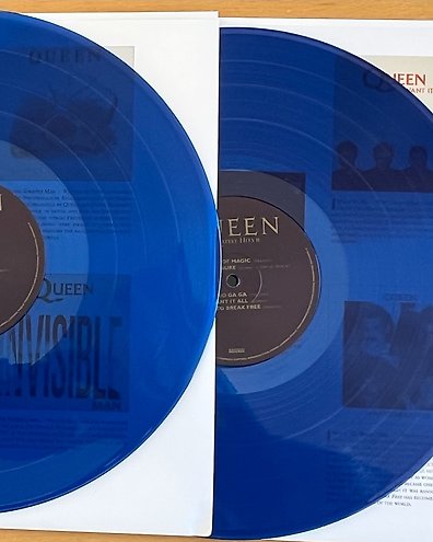 Queen - Greatest Hits II [coloured blue Vinyl pressing] double album - LP -  180 grammi, Vinile colorato - 2022 - Catawiki