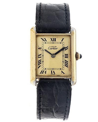 Cartier tank vermeil sale