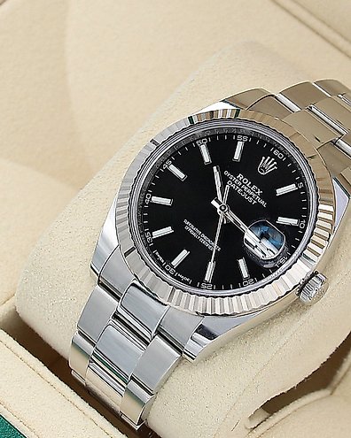Rolex Oyster Perpetual Datejust 41 Green Motif Dial 126334