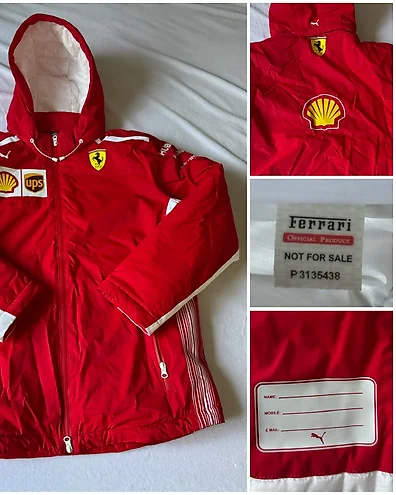 Ferrari Formula One Rain Jacket 2024 Team wear auction online Catawiki