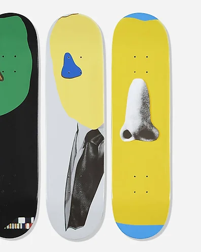 John Baldessari 1931 2020 John Baldessari Supreme Skateboard set 3 decks auktion Catawiki