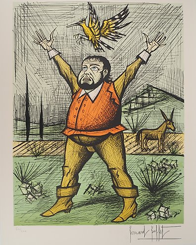 Valerio Adamiヴァレリオ・アダミPortrait Dissimulé Valerio Adami