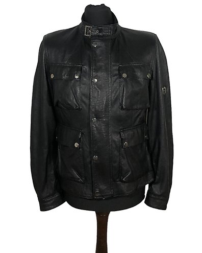 Ermenegildo sales zegna lederjacke