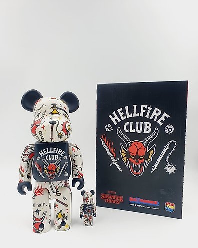 Medicom Toy x Andy Warhol - Be@rbrick 400% 100% Pink Cow