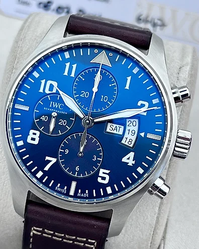 IWC Pilot Le Petit Prince Edition Automatic Chronograph Blue IW377706 Men 2011 present auction online Catawiki