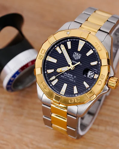 TAG Heuer Aquaracer Caliber 5 Date Blue Dial Two Tone WBD2120.BB0930 Men 2011 present auction online Catawiki