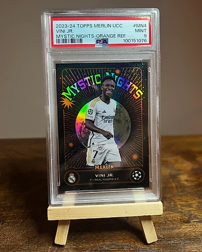 2022/23 Topps Deco UEFA Kylian Mbappé Red Parallel (07/10) PSA 9 Graded  card - auction online Catawiki