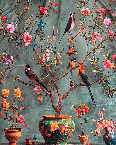 Tichelaar Makkum - B. - Wall plate - Wandbord - Earthenware - Ø 39