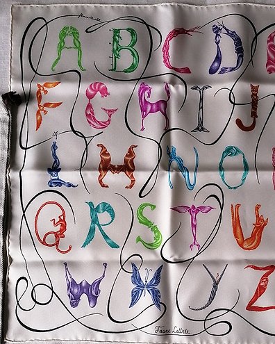 Hermès - Zéta de Nathalie du Pasquier - Scarf - auction