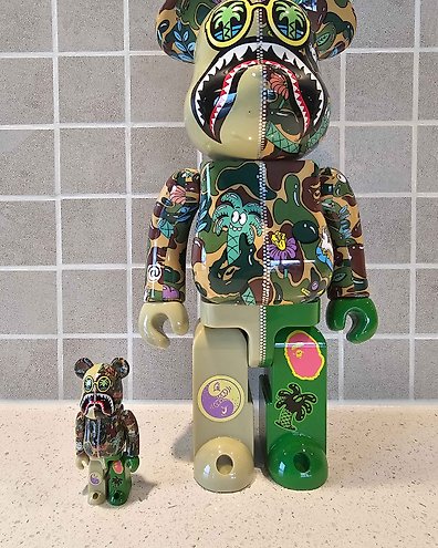 Medicom Toy Be@rbrick - 400% & 100% Bearbrick - Spiderman