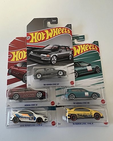 Hot Wheels 1:64 - Model car (5) - Honda Civic Anniversary