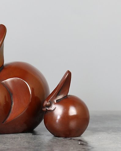 Bronze - Hiramatsu Hiroharu 平松宏春（1896-1971） - A pair