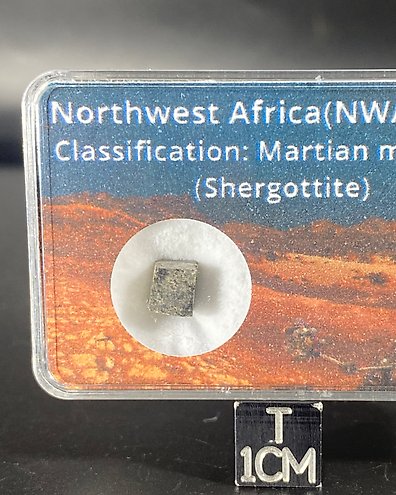 NWA 13257 XL Meteorite Martian Shergottite - Height: 38 mm
