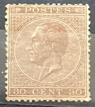 大不列顛1880 - 2 先令棕色水印倒置- Stanley Gibbons nr 121Wi