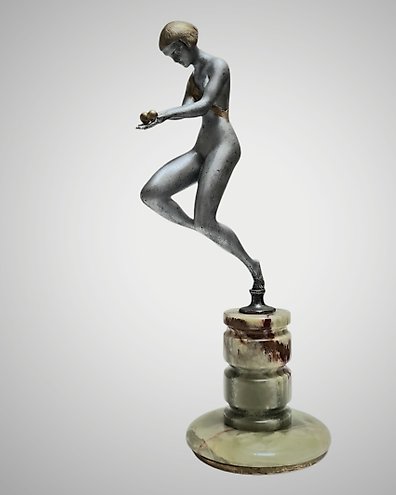 ▼希少 E.Villanis mignon SALON 1896 Emmanuel Villanis MIGNON 1896 SALON Art Nouveau Bronze Bust