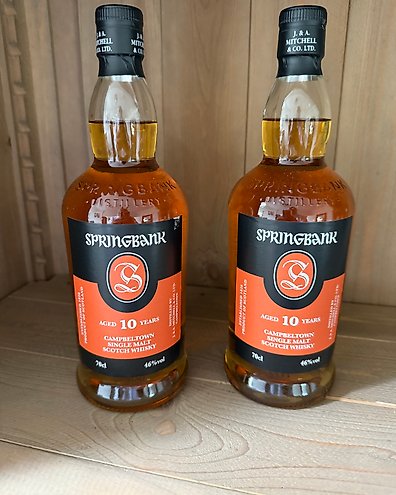 Springbank 10 years old - b. 2025 - 70cl - 2 bottles