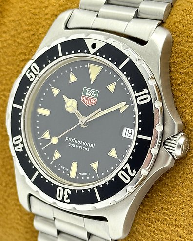 稼働 TAG HEUER 2000 Professional 974.013 TAG Heuer 2000 Champagne Men's Watch - 974.013 for sale