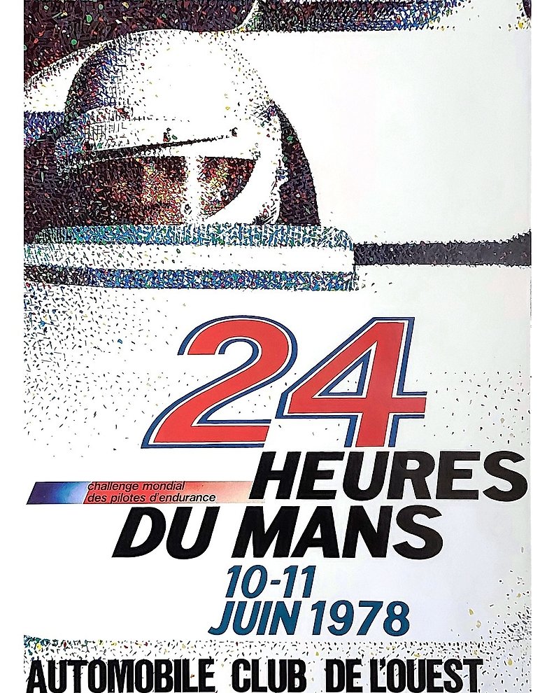 Affiche Louis Vuitton Concours Automobiles Vitesse - Razzia 1994