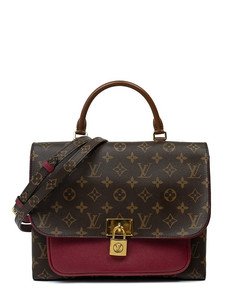 Louis Vuitton Sesame Leather Monogram Canvas Marignan Bag - Handbag | Pre-owned & Certified | used Second Hand | Unisex