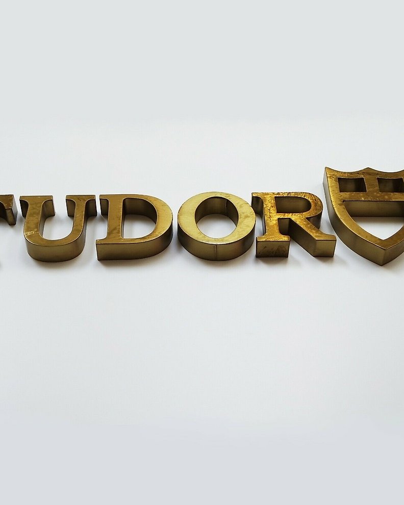 Vintage Louis Vuitton Solid Brass Door Handle Advertising Sign