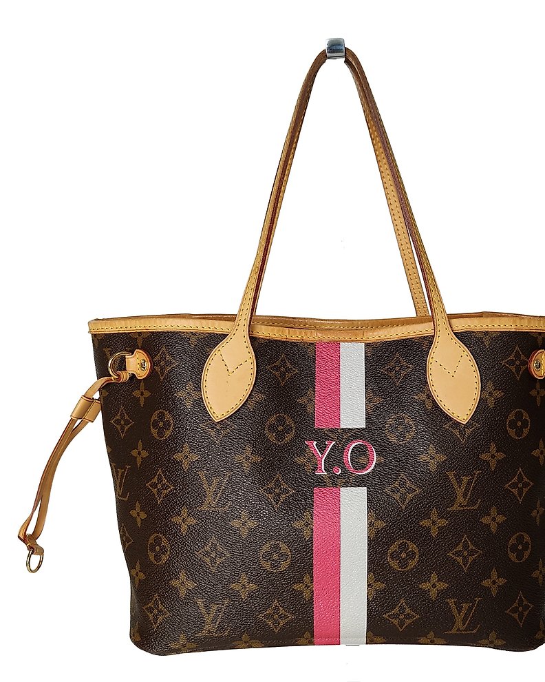 Pre-Owned Louis Vuitton Neverfull Monogram PM Bow2 