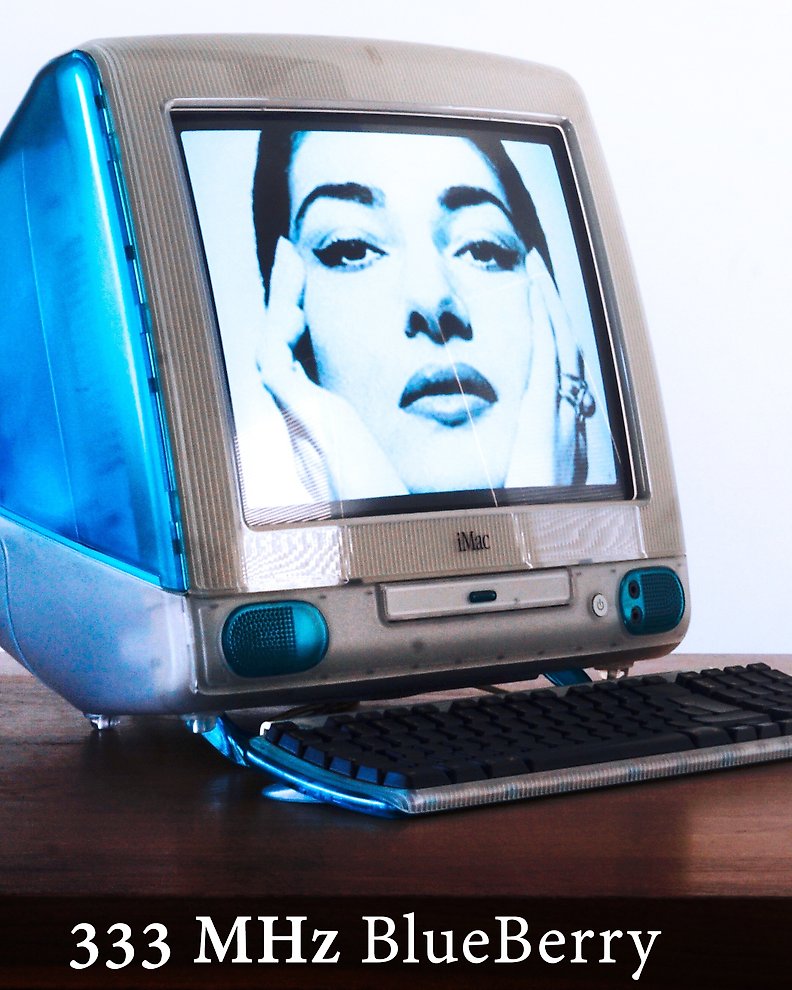 Apple iMac G3/333MHz ブルーベリー Apple iMac G3/333MHz ブルーベリー（Apple RARE iMac G3 333Mhz
