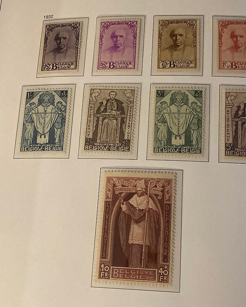 Belgium #E1-E4 #E5 Special Delivery Stamps Postage Europe 1929-1931 Used  Mint LH