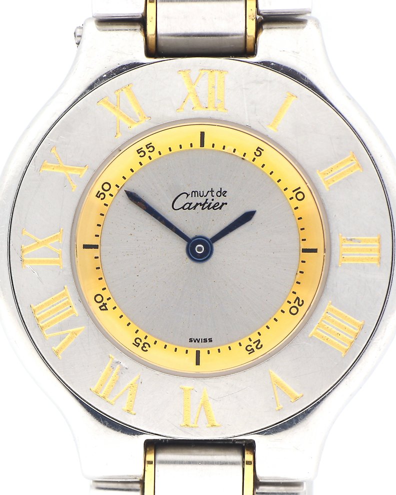 Sold at Auction: RELOJ MUST CARTIER ORO 20 MICRAS