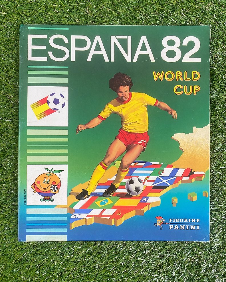 France complete set world Cup 82 Espanha sticker cards with Platini soccer