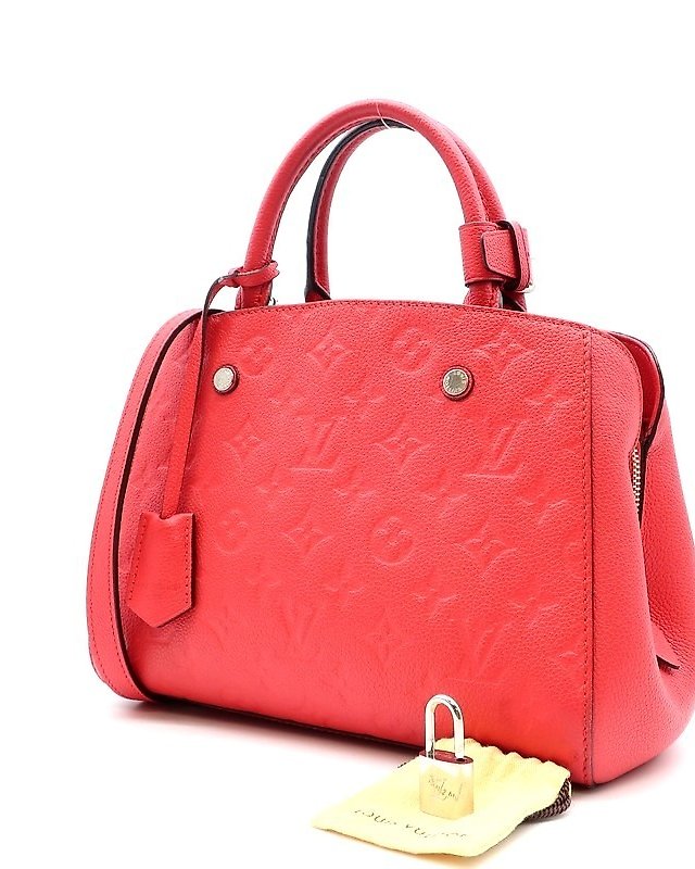 Louis Vuitton Poppy Monogram Empreinte Leather St Germain PM Bag