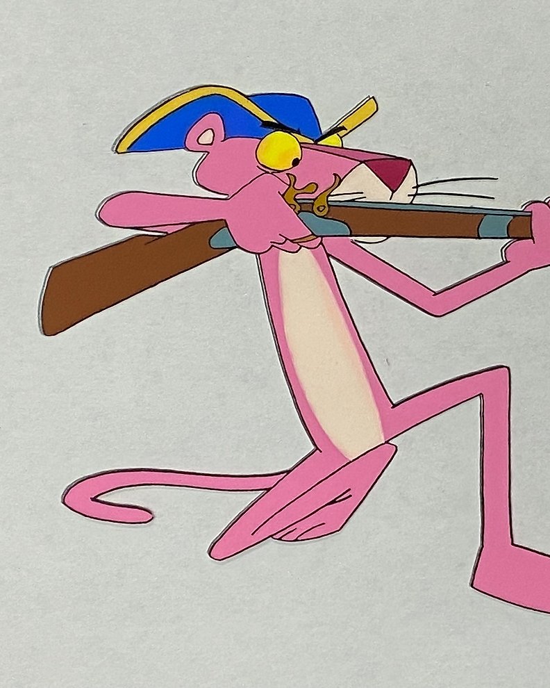 Pink Panther production cell drawing The Little Man Friz Freleng