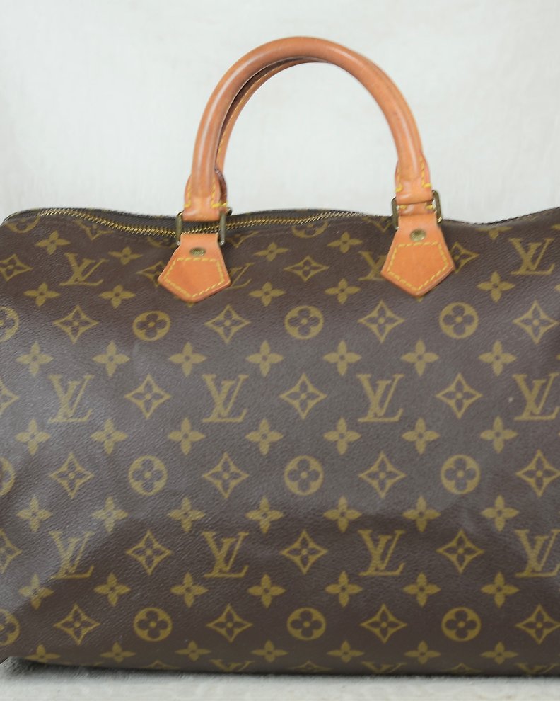Louis Vuitton Speedy 25 Fornasetti Gold Metallic Leather Bag