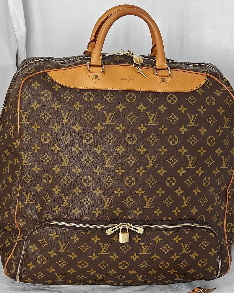 Louis Vuitton Evasion Monogram Canvas Boston Travel Bag