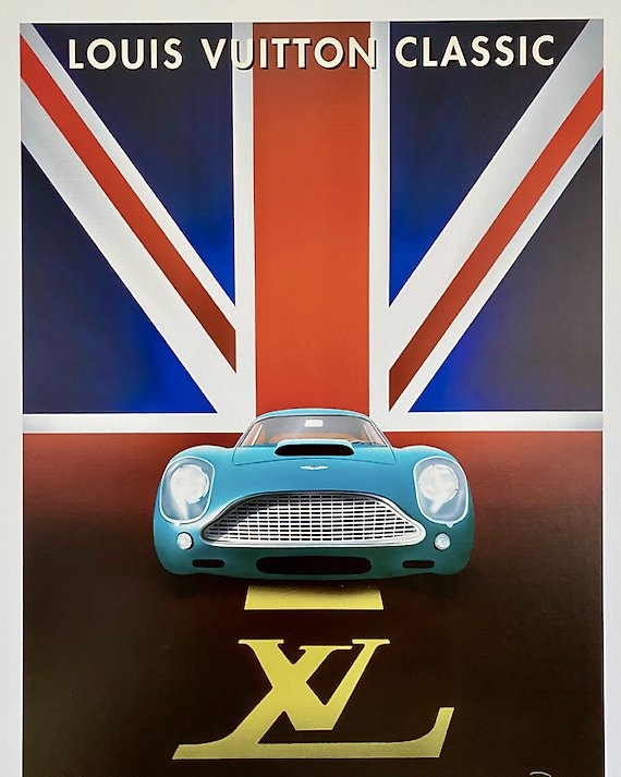 Razzia - Affiche Vintage Louis Vuitton Concours Automobiles - Catawiki