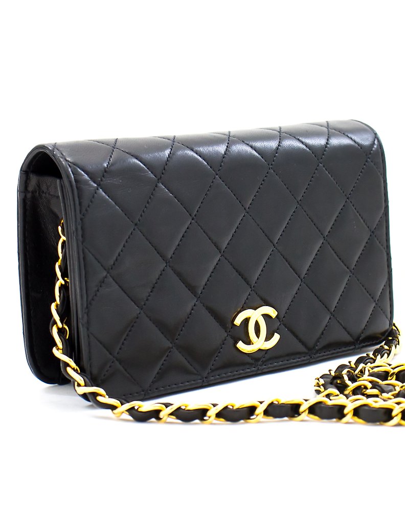 Chanel Lambskin Pearl Wallet on Chain Woc Double Zip Chain Bag L17