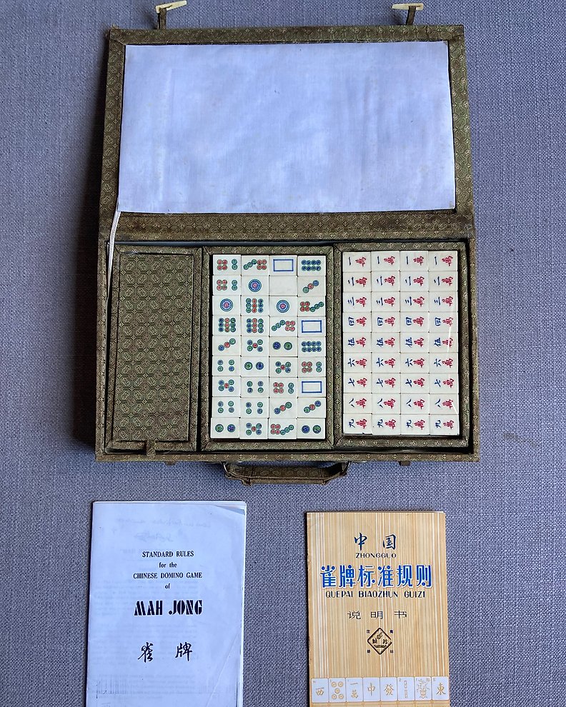 Mahjong game - Bamboo, Bone - China - Early 20th century - Catawiki