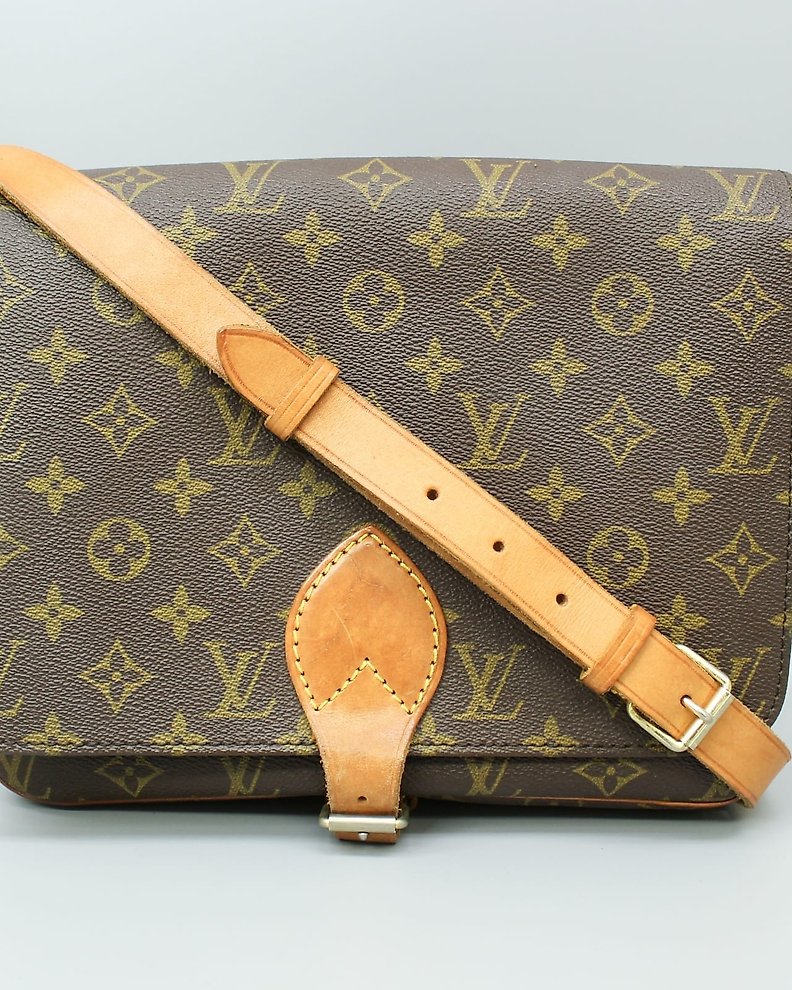 Louis Vuitton Monogram Cartouchiere GM - Brown Crossbody Bags