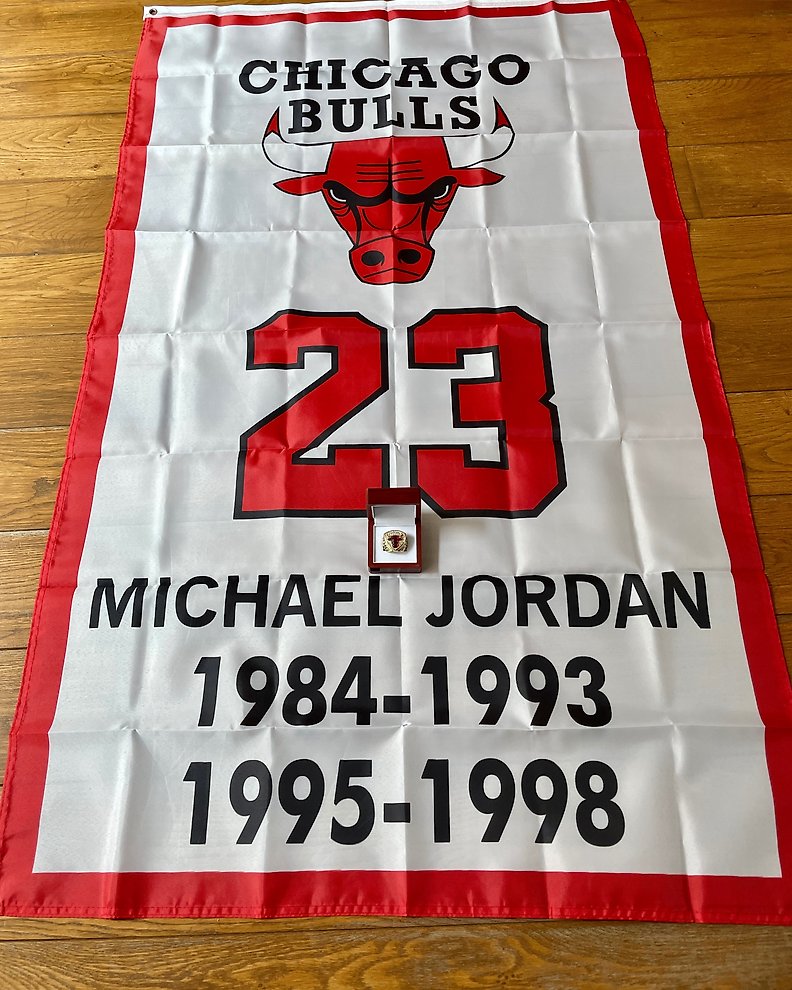 6 Chicago Bulls Michael Jordan NBA Championship Ring Set Replica - No - 10
